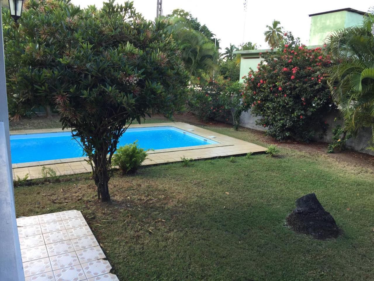 Appartement T2 tropical en bord de piscine à 100m de la mer à Le Carbet Extérieur photo